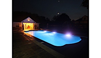 SR Smith Fiberglass Color RGB LED Underwater Pool Light | 5W 12V 80' Cord | FLED-C-FG