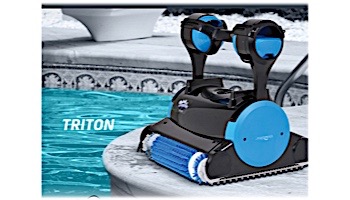 Maytronics Dolphin Triton Robotic Pool Cleaner with Caddy | 99996356