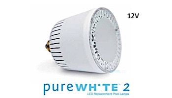 J&J Electronics PureWhite 2 Retrofit LED Light Bulb for Sta-Rite SwimQuip Series 0508 | 12V | LPL-P2-WHT-12-SQ-S