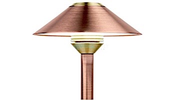 FX Luminaire CB 1 LED Pathlight | Copper Finish | 8" Riser | CB-1LED-8R-CU KIT