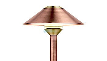 FX Luminaire CB 1 LED Path Light | Bronze Metallic | 8" Riser | CB1LED8RBZ KIT