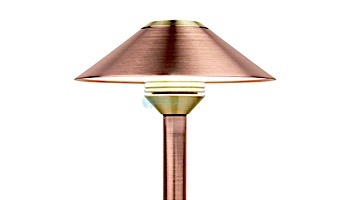 FX Luminaire CB 3 LED Pathlight | Copper Finish | 8" Riser | CB-3LED-8R-CU KIT