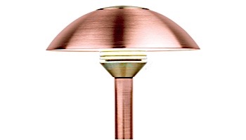 FX Luminaire CV 1 LED Pathlight | Copper Finish | 8" Riser | CV-1LED-8R-AB