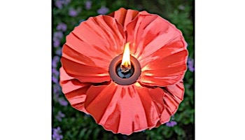 Desert Steel Poppy Garden Torch | 409-001