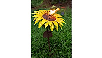 Desert Steel Sunflower Garden Torch 409-003