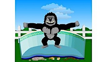 Gorilla Floor Padding 12'X24' Oval | NL130