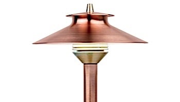 FX Luminaire DM LED Pathlight  | Copper Finish | 8" Riser | DM-1LED-8R-CU KIT