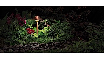 FX Luminaire DM LED Pathlight  | Copper Finish | 18" Riser | DM-1LED-18R-CU KIT