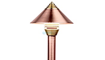 FX Luminaire EA LED Pathlight  | Copper Finish | 18" Riser | EA-1LED-18R-CU KIT