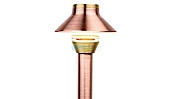 FX Luminaire HC 1 LED Path Light | Weathered Iron | 12" Riser | HC1LED12RWI KIT