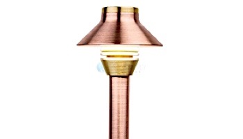FX Luminaire HC 1 LED Pathlight  | Sedona Brown Finish | 12" Riser | HC-1LED-12R-SB KIT
