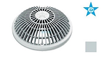 AquaStar 8_quot; Round MoFlow Suction Outlet Cover and Mud Frame | Light Grey | 8MF103
