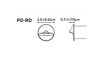 FX Luminaire PO 1LED Wall Light Zone Dimming Round Style | Flat Black | POZD1LEDRDFB