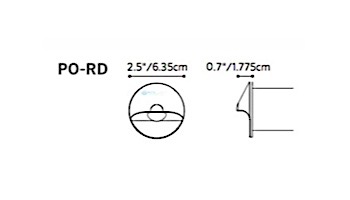 FX Luminaire PO 1 LED Wall Light | Flat Black | Zone Dimming | Round | POZD1LEDRDFB