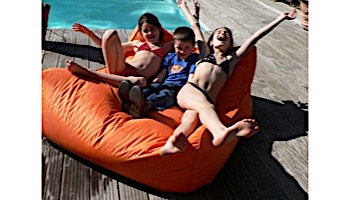 Ocean Blue Sit in Pool Lounger | Orange | 950100