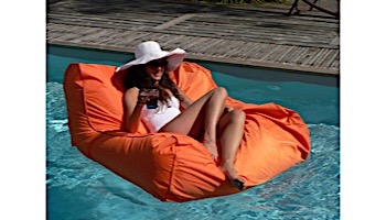 Ocean Blue Sit in Pool Lounger | Orange | 950100