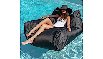 Ocean Blue Sit in Pool Lounger | Black | 950106