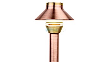 FX Luminaire HC 1 LED Pathlight  | Copper Finish | 18" Riser | HC-1LED-18R-CU KIT