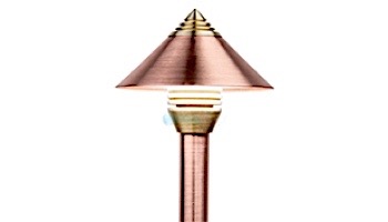 FX Luminaire EA 1 LED Path Light | Bronze Metallic | 8" Riser | EA1LED8RBZ KIT