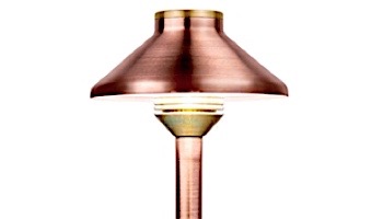 FX Luminaire JS 1 LED Path Light | Copper | 12" Riser | JS1LED12RCU KIT