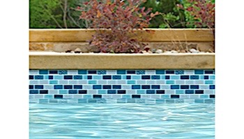 National Pool Tile Essence 1x2 Glass Tile | Imperial Blue | ES-IMPERIAL 1X2