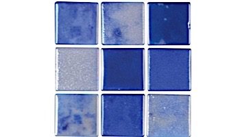 National Pool Tile Valencia 2x2 Series Glass Tile | Azul | VAL-AZUL 2X2