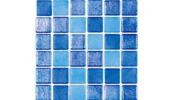 National Pool Tile Tribeca 1x1 Glass Tile | Light Blue Non Skid | TRI-LTBLUE-NS