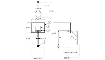 SR Smith Commercial RockSolid Basketball Game | Stainless Steel Frame | With Anchor | S-BASK-ERS