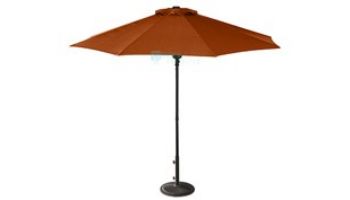 Cabo Auto-Open Market Umbrella | 9 ft. Octagon | Terra Cotta Olefin Fabric | NU5419TC