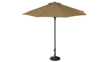 Cabo Auto-Open Umbrella | 9 ft. Octagon | Stone Olefin Fabric | NU5419ST