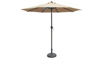 Mirage Autotilt Market Umbrella | 9 ft Octagon | Champagne Olefin | NU5422CH