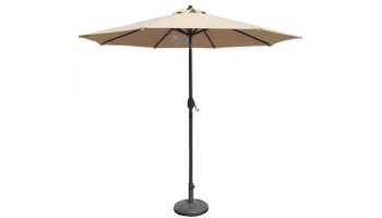 Mirage Autotilt Market Umbrella | 9 ft Octagon | Champagne Olefin | NU5422CH