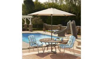 Mirage Autotilt Market Umbrella | 9 ft Octagon | Champagne Olefin | NU5422CH