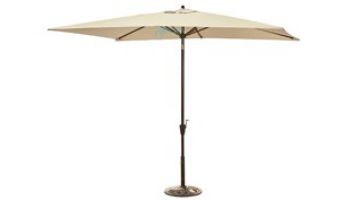 Adriatic Autotilt Market Umbrella | 6.5' x 10' Rectangle | Stone Olefin | NU5433ST