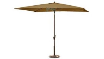 Adriatic Autotilt Market Umbrella | 6.5_#39; x 10_#39; Rectangle | Stone Olefin | NU5433ST