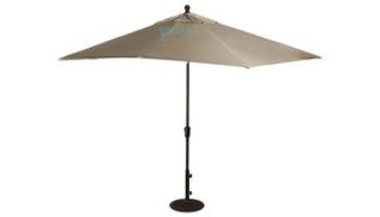 Caspian Market Umbrella | 8' x 10' Rectangular | Champagne | NU5448CH