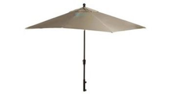Caspian Market Umbrella | 8_#39; x 10_#39; Rectangular | Stone | NU5448ST