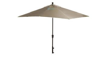 Caspian Market Umbrella | 8' x 10' Rectangular | Stone | NU5448ST