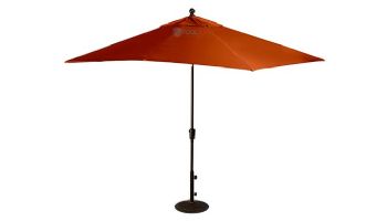 Caspian Market Umbrella | 8' x 10' Rectangular | Terra Cotta | NU5448TC