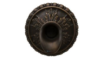 Black Oak Foundry Pompeii Scupper | Antique Brass / Bronze Finish | S59-AB