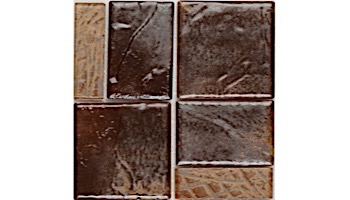 National Pool Tile Escapes Series Pool Tile | Driftwood |  ESC-BRDARK