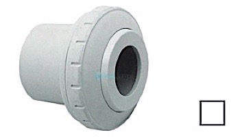 AquaStar Directional Eyeball Fitting 3 pc 1 1/2_quot; Slip Insider 1/2_quot; Orifice | White | SL8301