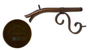 Black Oak Foundry Small Courtyard Spout | Antique Brass / Bronze Finish | S7500-AB | S7532-AB