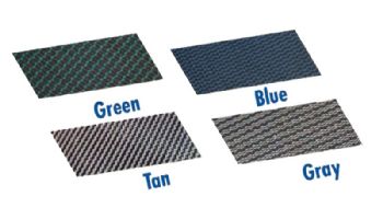 Merlin SmartMesh 15-Year Mesh Safety Cover | Rectangle 16' x 36' | 1' or 2' Offset 4' x 8' Left Side Step | Green | 75M-T-GR