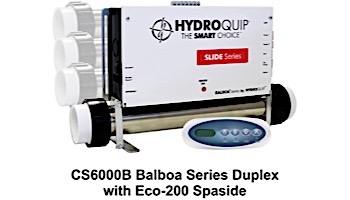 HydroQuip CS6000B Slide Balboa Duplex Series Spa Control Pack | 120V - 240V | CS6109B-US