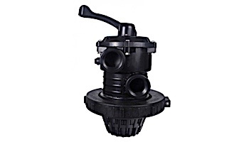 Custom Molded Products Top Mount Multi-Port Valve 1.5" FPT x 2" Buttress Black for Pentair Sand Filters 262504 | 27500-154-000