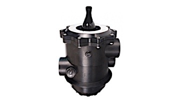 Custom Molded Products Top Mount Multi-Port Valve 2_quot; FPT Clamp Black for Pentair Sand Filters 261185 | 27510-204-000