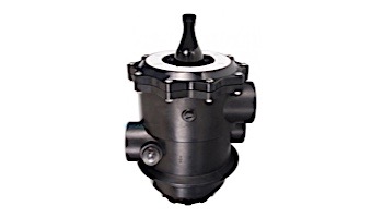 Custom Molded Products Top Mount Multi-Port Valve 2" FPT Clamp Black for Pentair Sand Filters 261185 | 27510-204-000