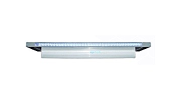 Brilliant Wonders 12" LED Waterfall Bottom Port | 6" Lip | 100 Ft. Cord | Dark Gray | 25676-137-000