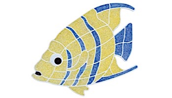 AquaStar Swim Designs Angel Fish Stencil Only | White | F1002-01